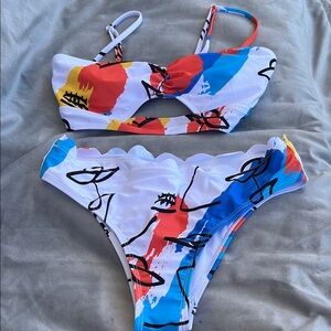 Colorful Abstract Bikini Set
